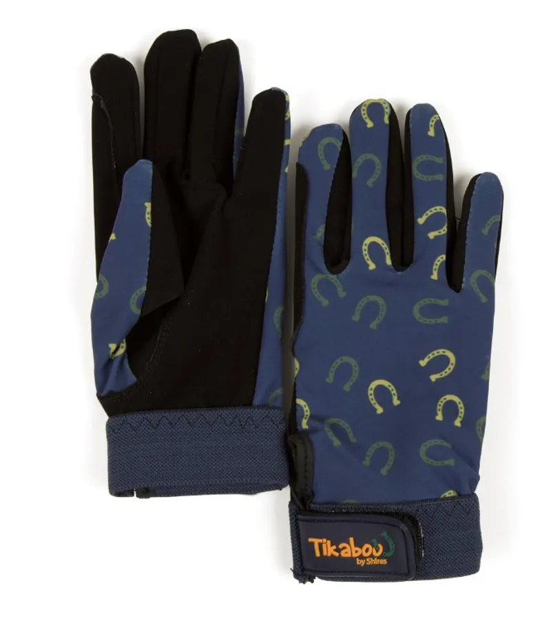 Tikaboo Riding Gloves - Child Horse Shoe